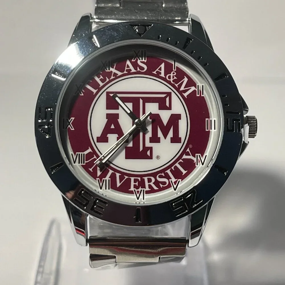 Texas A&M Aggies NCAA Stainless-Steel Watch NEW - Picture 8 of 8